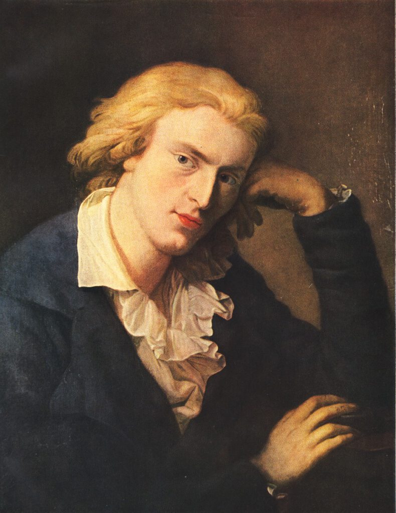 Friedrich Schiller im Portrait, Der Schillerkragen ist ein offener, breiter, über dem Jackenkragen getragener Hemdkragen
