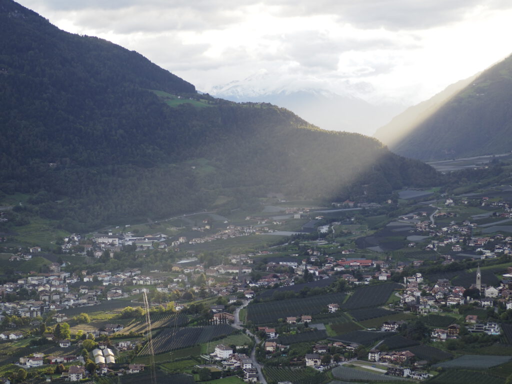 Sonnenstrahlen eingefangen
