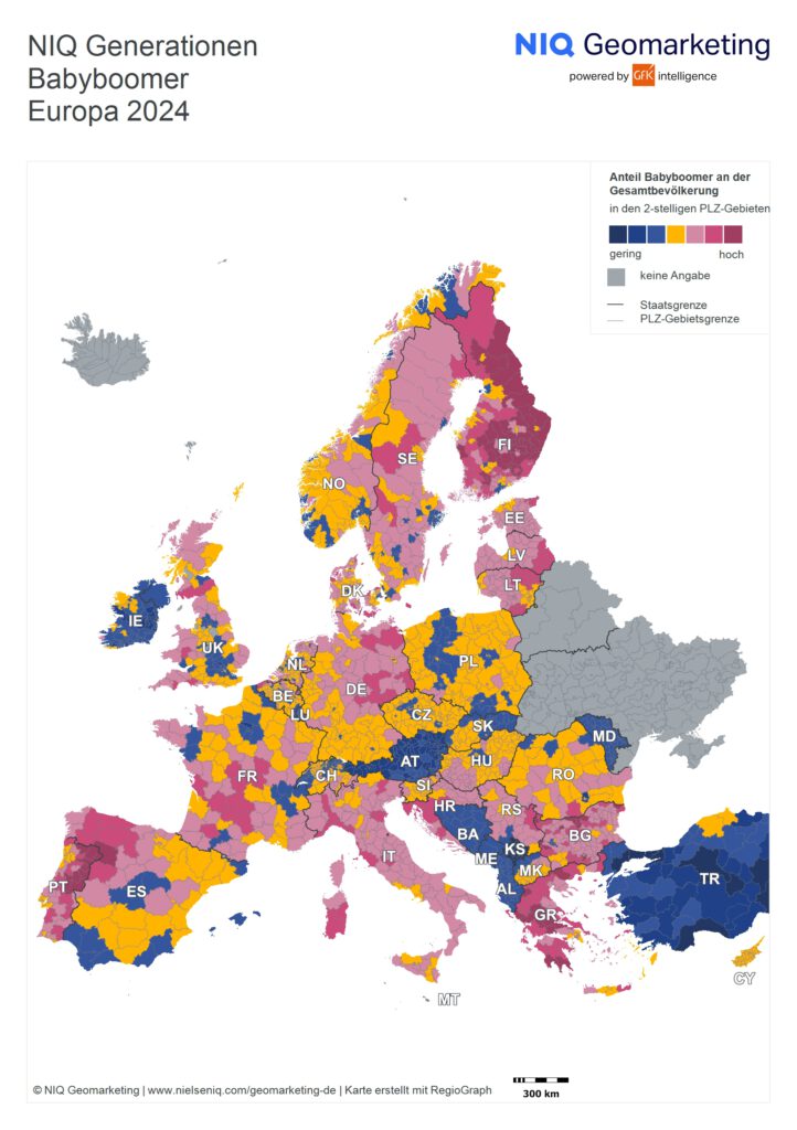 Grafik GfK Nielsen Einzelhandel Europa 2025