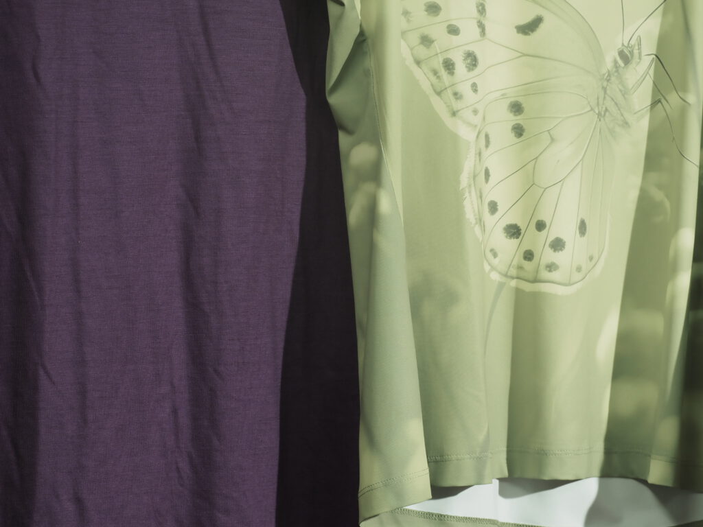 Qualitätskontrast Trübung Violett Gelb