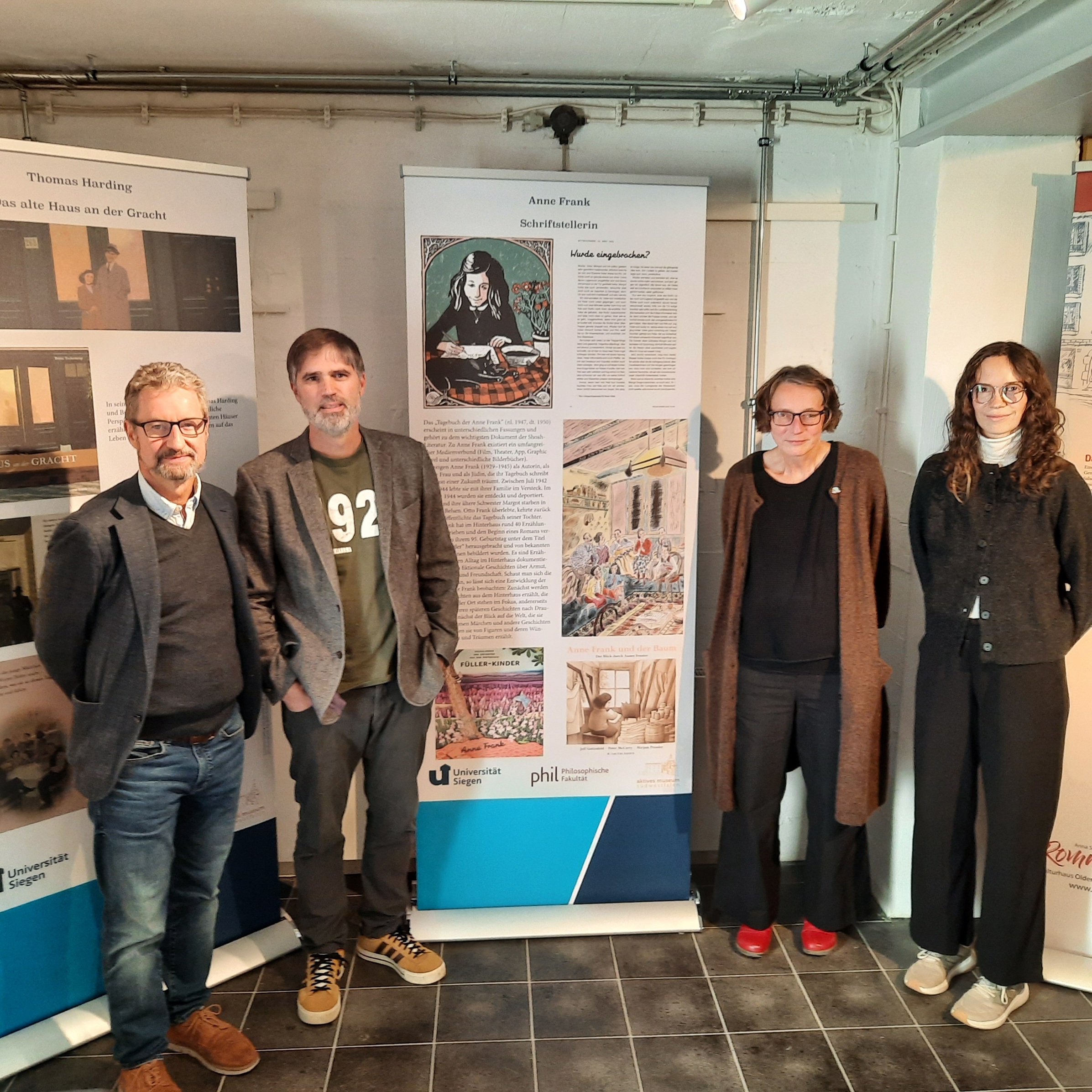 Silhouetten mit dem gelben Stern