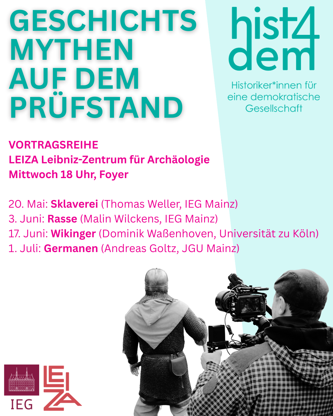 Geschichtsmythen auf dem Prüfstand – Vortragsreihe diskutiert historische Narrative