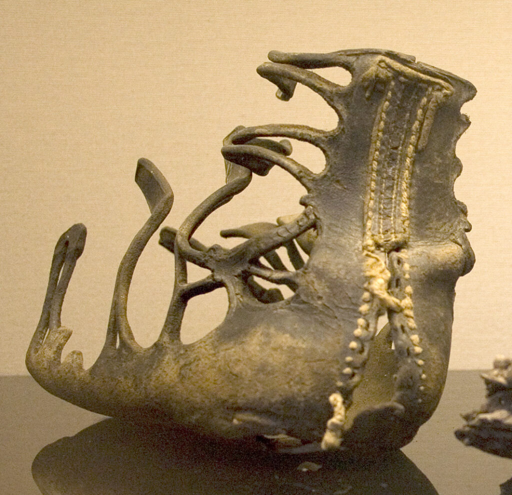 Caliga_Qasr_Ibrim, Römische Sandale
Ferse einer Caliga aus Qasr Ibrim im British Museum
Von Prioryman - Eigenes Werk, CC BY-SA 4.0, https://commons.wikimedia.org/w/index.php?curid=18435521