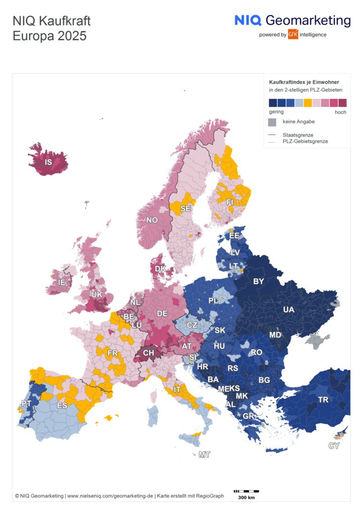 NIQ, Kaufkraft Europa 2025